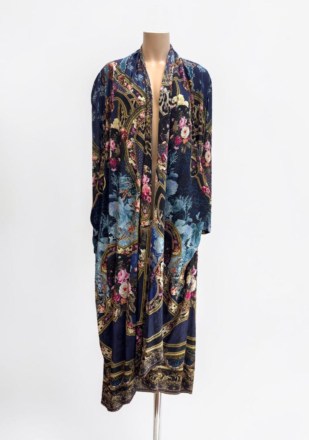 Camilla Fields Of Treasure Silk Kimono — Size S/M