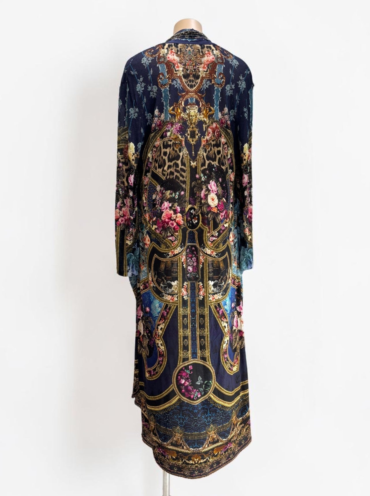 Camilla Fields Of Treasure Silk Kimono — Size S/M