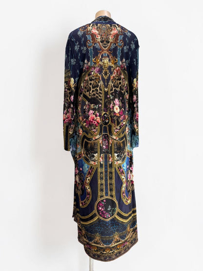 Camilla Fields Of Treasure Silk Kimono — Size S/M