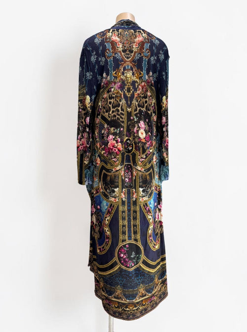 Camilla Fields Of Treasure Silk Kimono — Size S/M