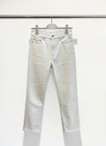 AMI Paris High-Rise Straight Leg White Denim – Size XS / 28