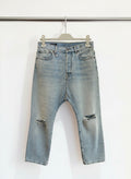 R13 Tailored Drop Jeans in Logan Blue — Size 26