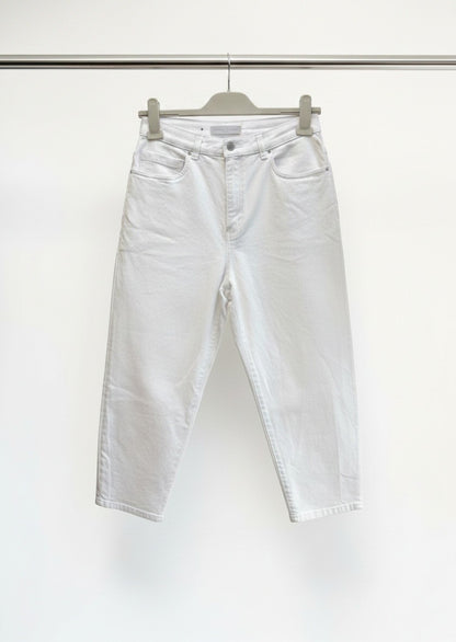 Fabiana Filippi White cropped strait leg jeans - 38 BNWT