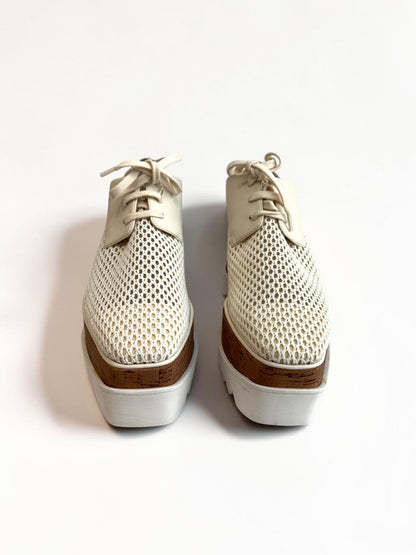 Stella McCartney Elyse Woven Mesh Platform Shoe -39.5