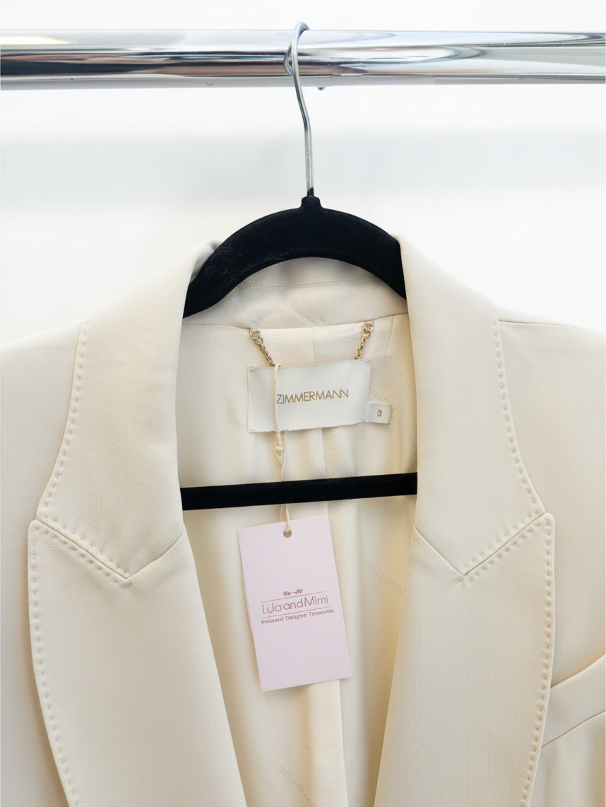 Zimmermann Matchmaker Straight-Leg Suit – Size 3 / L