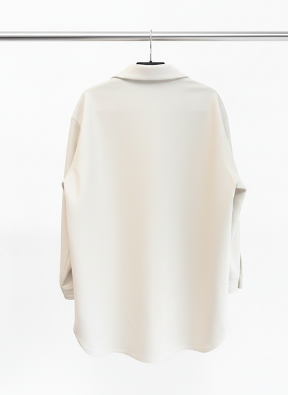 AJE Flourisher Braided Jacket – Ivory Vegan Leather – Size 12