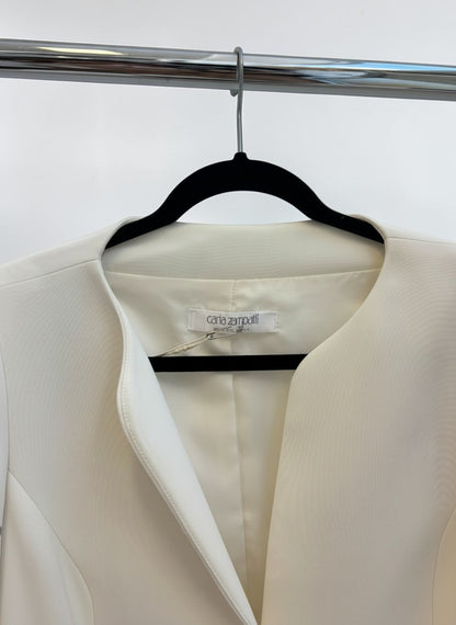 Carla Zampatti White Blazer with Bow Detail — 8