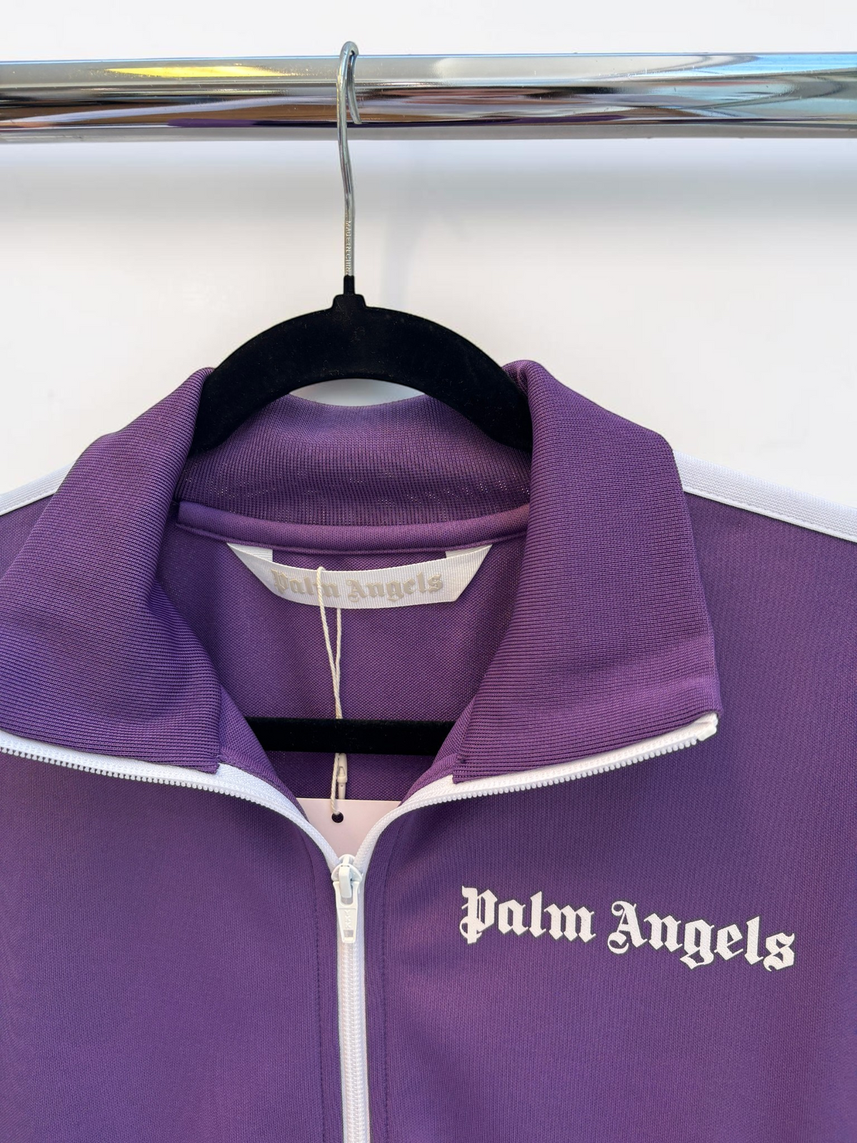 Palm Angels Purple Track Jacket Size S – Like New Streetwear Designer Authentic