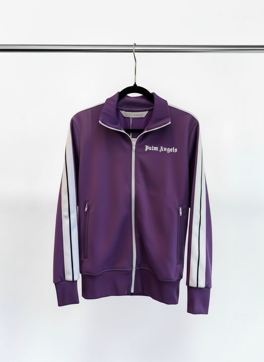 Palm Angels Purple Track Jacket Size S – Like New Streetwear Designer Authentic