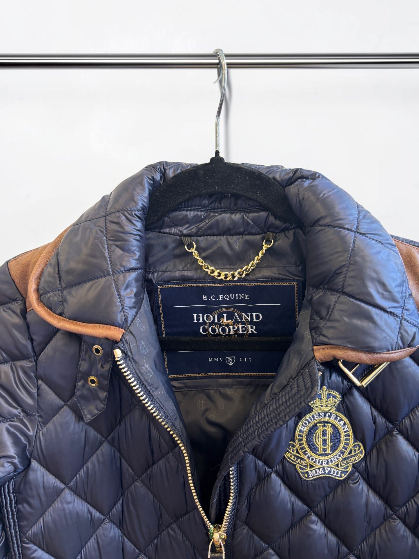 Holland Cooper Studland Quilted Jacket in Ink Navy NWT — Size XS