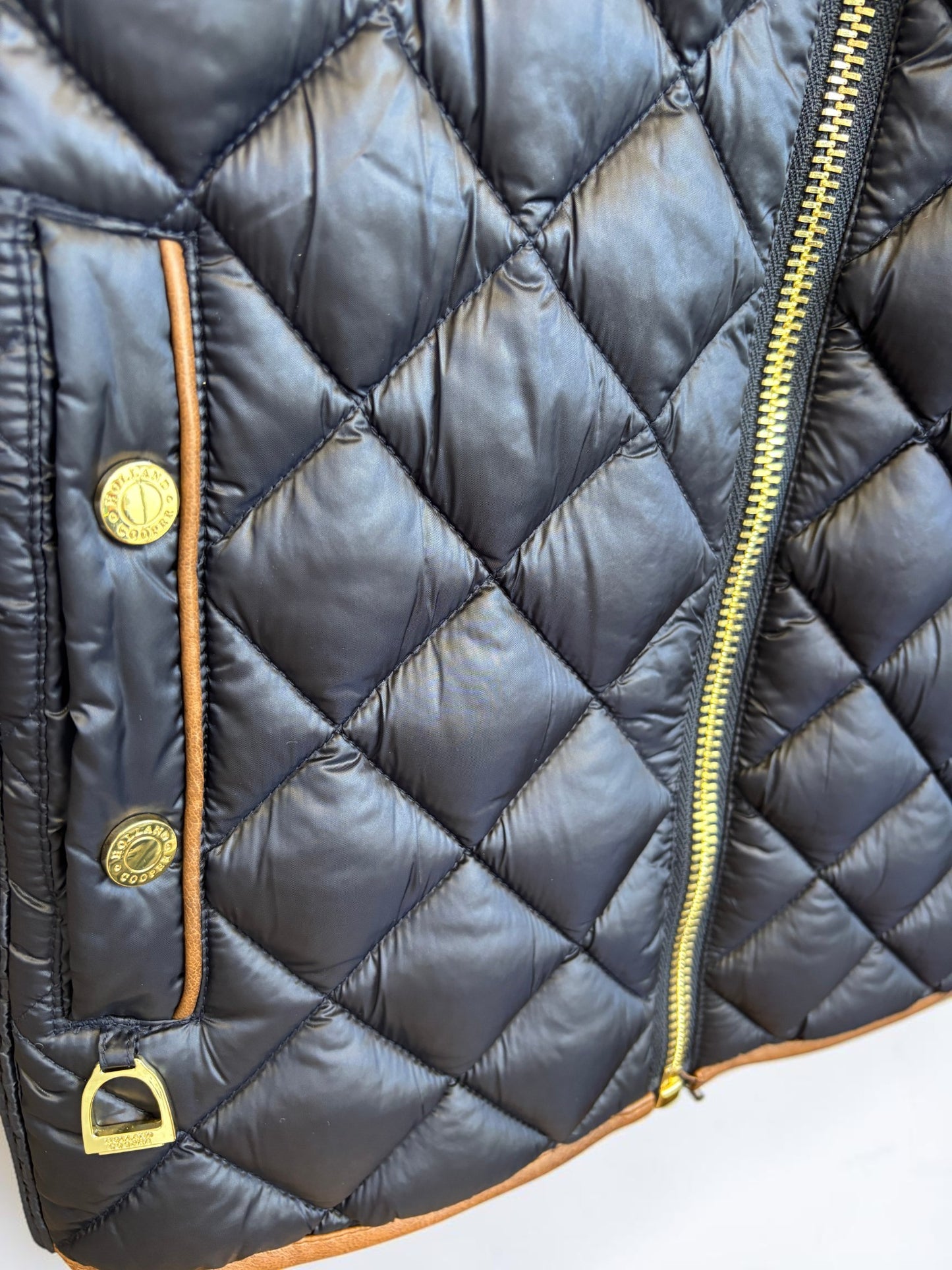 Holland Cooper Studland Quilted Jacket in Ink Navy NWT — Size XS